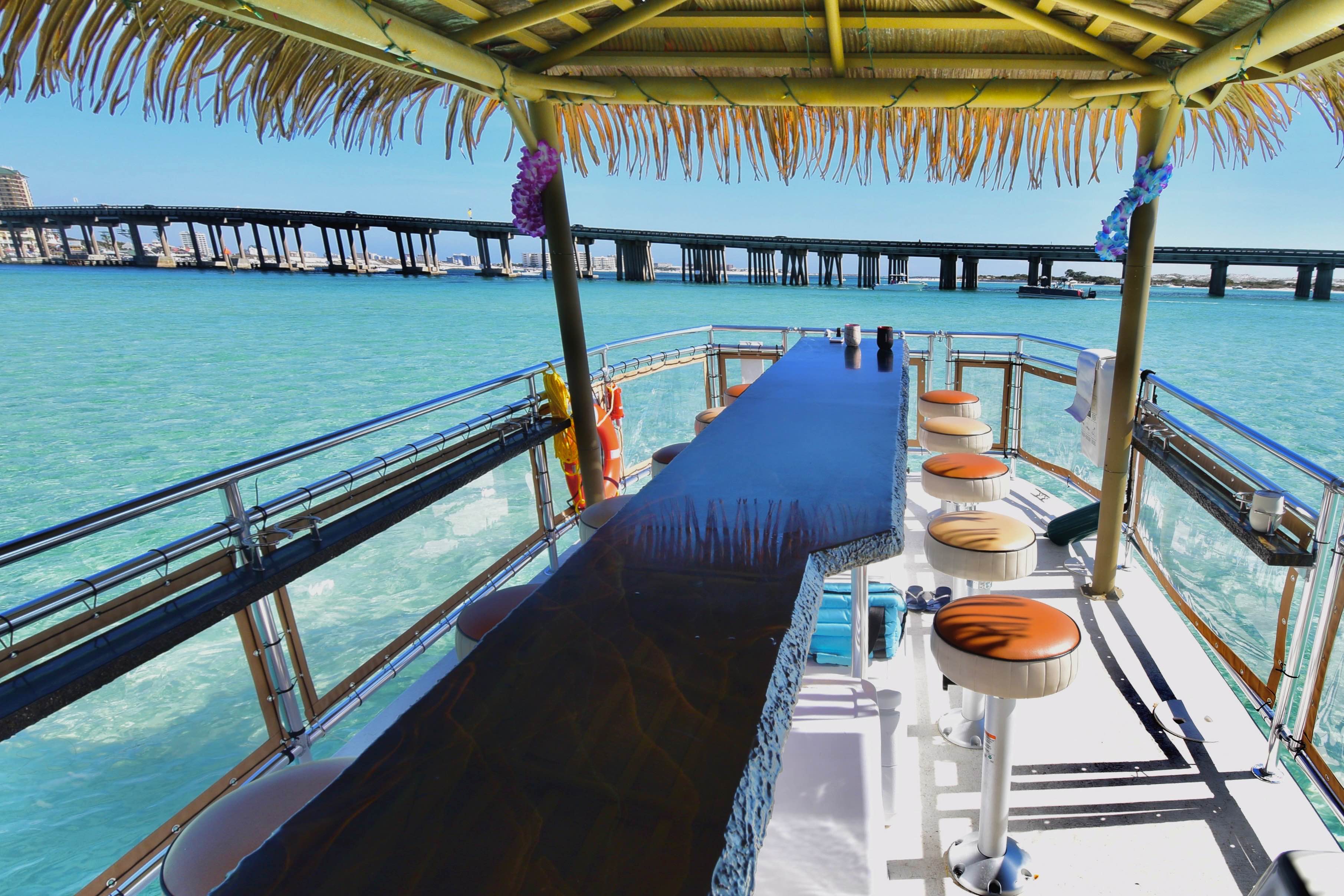 Pontoon cruising Fort Lauderdale Intracoastal Waterway